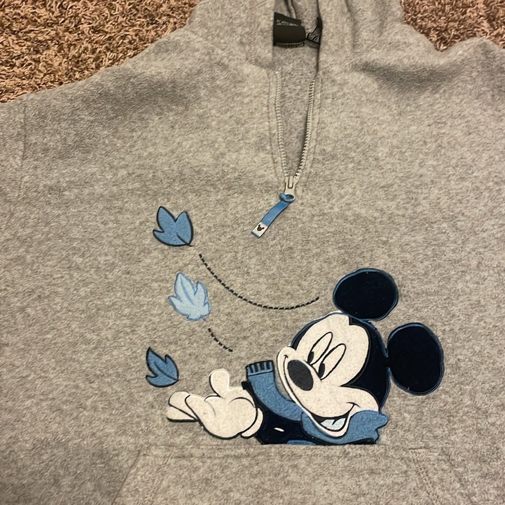 Mickey 1/4 zip - Picture 2 of 3